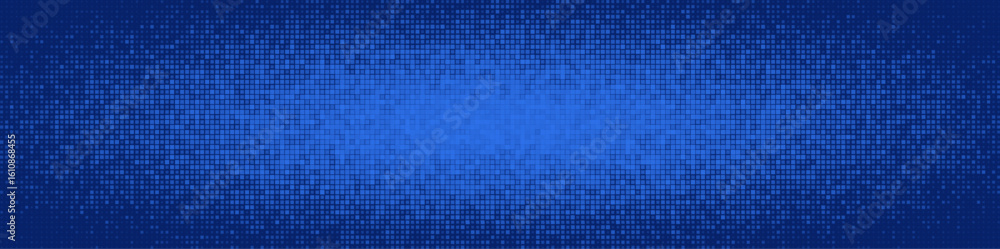 Aufkleber digital pixel tile pattern for abstract digital background, tech banner, cybersecurity, censorship, 