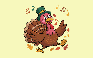 Thanksgiving vector design, vector illustration, Thanksgiving design, silhouette style.
