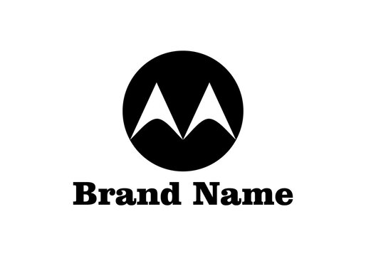 your company's letter m symbol icon vector logo