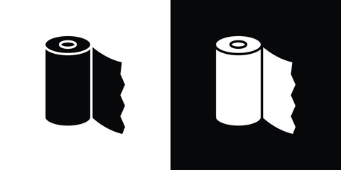 foil roll icon vector illustration glyph style designs for web.
