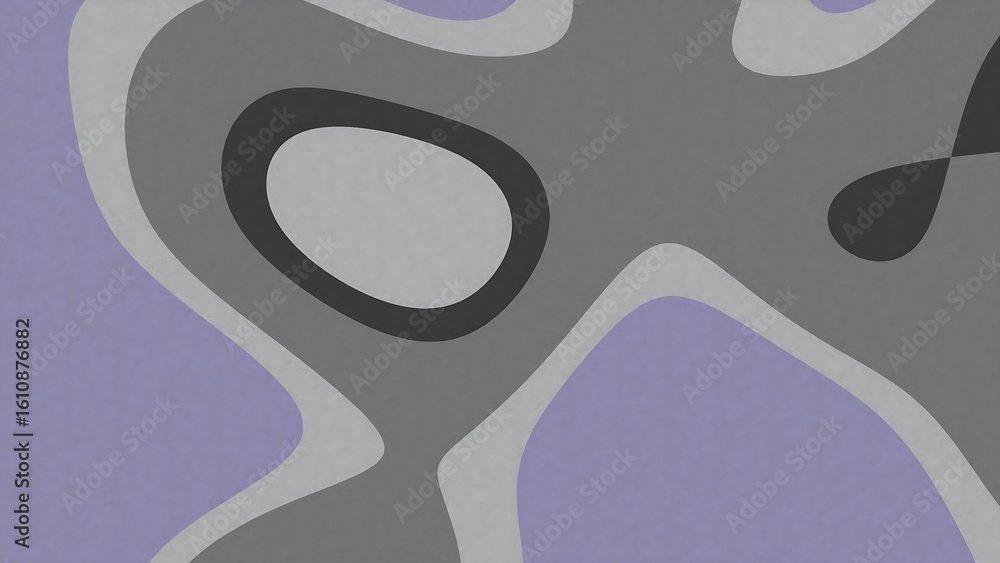 Poster prismatic black grey minimal abstract topographical shapes with a grainy texture create a modern des
