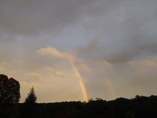 rainbow in the sky