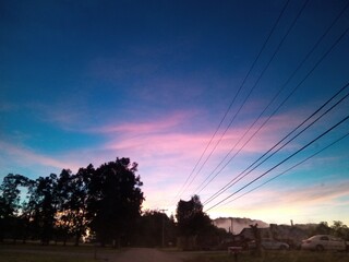 sunset in the mountains P
ink skies in tn