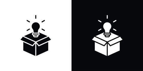 New product icon vector illustration glyph style designs for web.