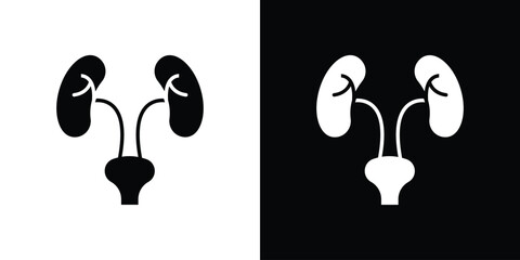 Urology icon vector illustration glyph style designs for web.