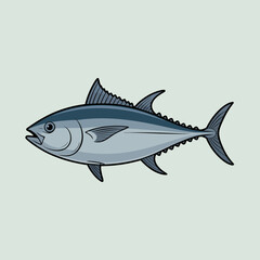 vector illustration of a fish