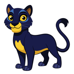 cartoon cat with a big smile