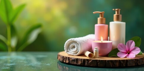 Luxurious spa treatment, body care essentials , spa, Wellness, relaxation