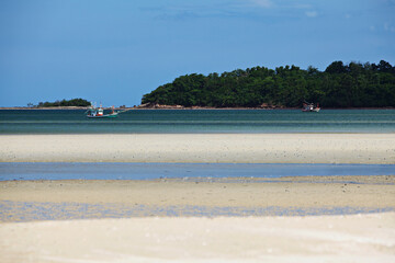 Chumphon, Thailand- 29 May 2011: Scenery of Ao Bo Mao Beach (Bo Mao Bay) in Pathio District, Chumphon Province, Thailand