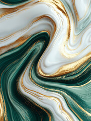 Golden Green Marble Abstract Background Texture
金と緑のマーブル抽象背景テクスチャ