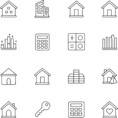 Abstract geometric shapes and lines in a dynamic composition with a distinct silhouette effect