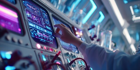 Biochemical Research with Touchscreen Panel