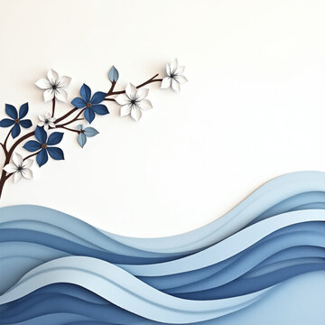 ai genarete flower pettern desgine devoration