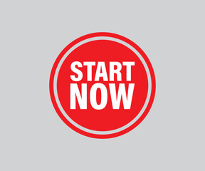 Start sign vector illustration Abstract geometric design with bold colors