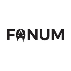 The **Fanum logo** features modern, bold typography with sleek abstract elements, symbolizing innovation, strength, and a forward-thinking approach for a dynamic and versatile brand identity.

