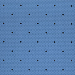 블루 육각형 패턴