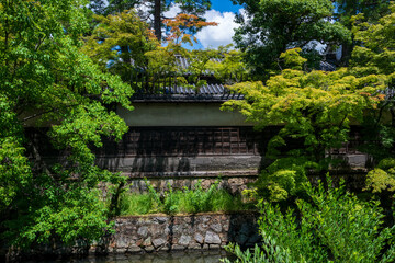 日本の岡山県倉敷市の古くてとても美しい建物