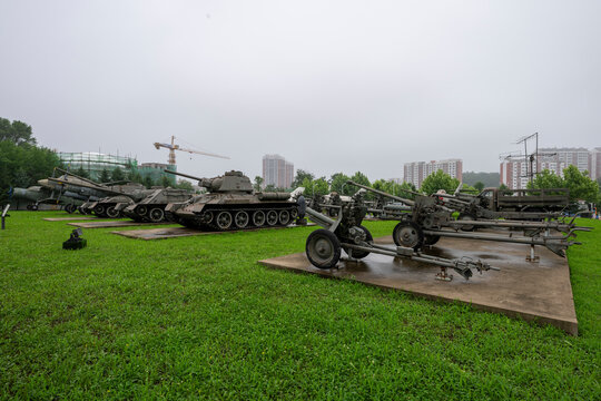 memorial monument and war museum of the war to resist U.S. aggression and aid Korea in Dandong City, China