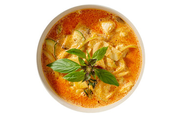Soupe Coco curry Plat traditionnel Thaïlandais