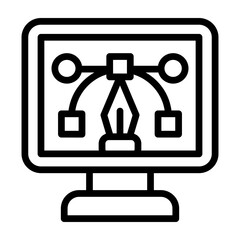 Design Software Vector Line Icon Design