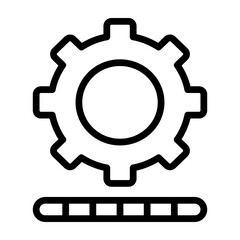 Content Update Vector Line Icon Design