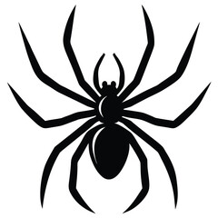 black widow spider vector icon