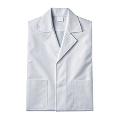 A lab coat white protective garment for scientist .
