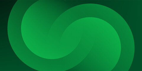 abstract green gradient shapes background