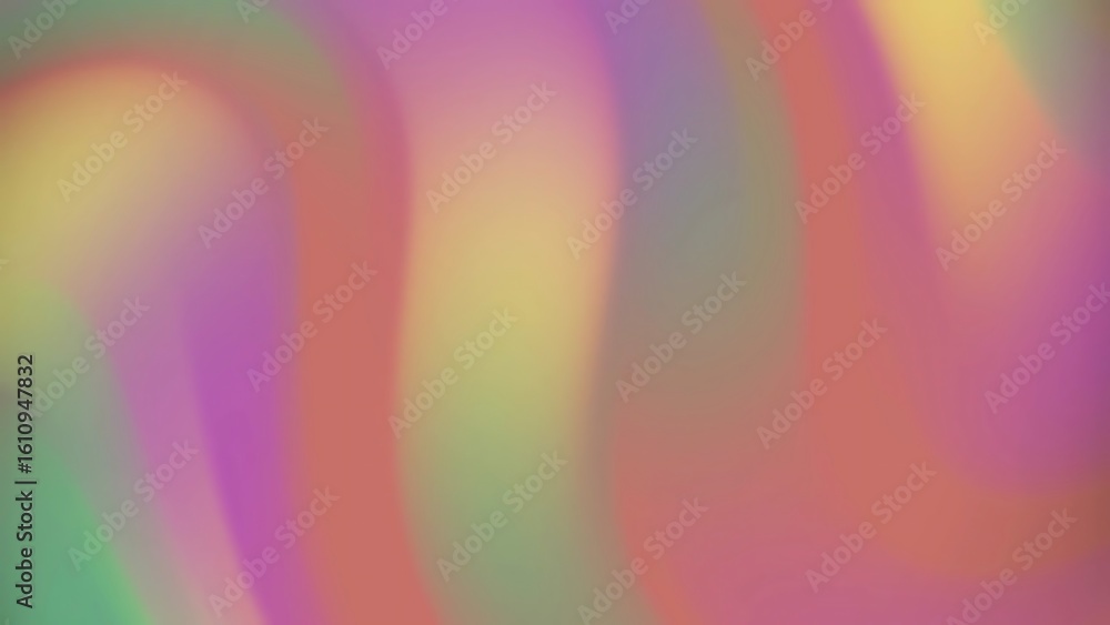 Aufkleber ombre abstracts backgroundssoft pastel waves create a soothing and contemporary abstract background 