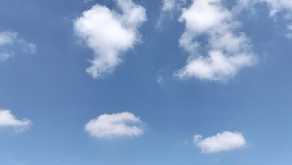 blue sky with clouds