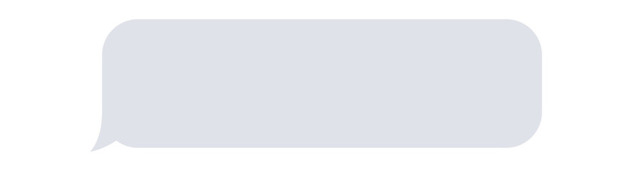 Set  shape message bubbles 