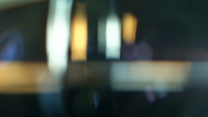 Abstract background of real lens flare for overlay or transition