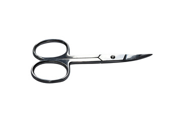 Nail scissors isolated on the transparent background
