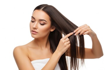 Fototapeta premium Transform Your Hair with a Deep Conditioning Treatment