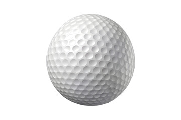 Golf ball isolated on transparent background PNG icon isolated with transparent background