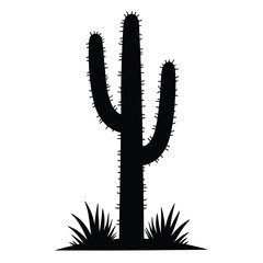 A Collection Of Nine Coniferous Evergreen Trees In Solid Black Silhouette On A White Background