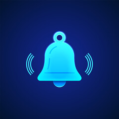 School Bell Icon – Signal for Start and End of School in Education, symbolizing  routines, and educational structure. Ideal for educational content, school schedules, and academic planning