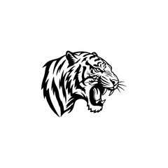 tiger head vector