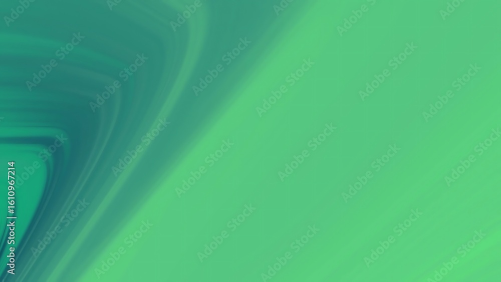 Aufkleber ombre emerald waters abstract green gradient background with fluid shapes creates a soothing and mod