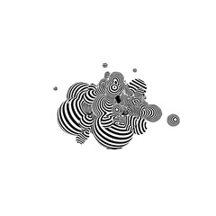 black and white abstract background