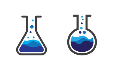Health Medical Lab Logo template vector illustration design v1.6