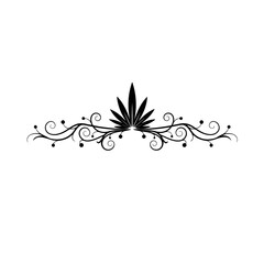 abstract floral design
