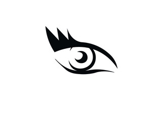 Eye Care / Clinic Logo 1. Logo for Eye Hospital / Eye Care Centre / Eye Clinic. Woman eye icon. Human eye symbol for web or print design. - vector