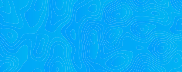Obraz premium Blue Topographic Contour Map Background topographic map