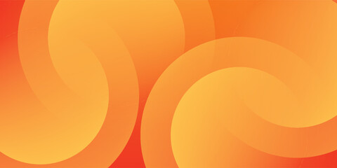 Abstract orange background with circles