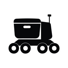 A rover vehicle designed for space exploration and transportation on celestial bodies