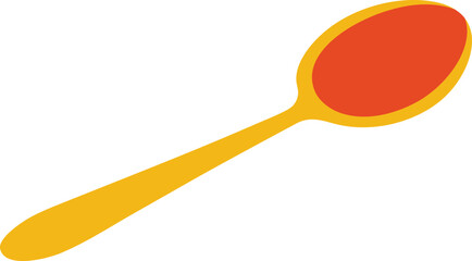 Close-up of shiny metal spoon isolated on white background, kitchen utensil for cooking, dining, and serving, perfect for culinary, food, and kitchen-themed projects or designs.