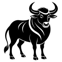 avan rhino black and white silhouette