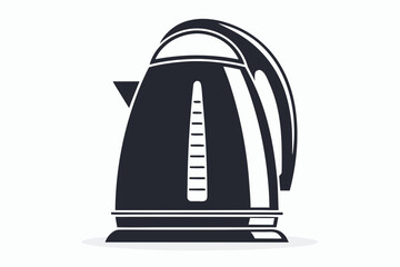 kettle icon black and white on white background