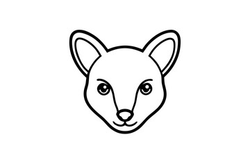 quoll head shapes vector
